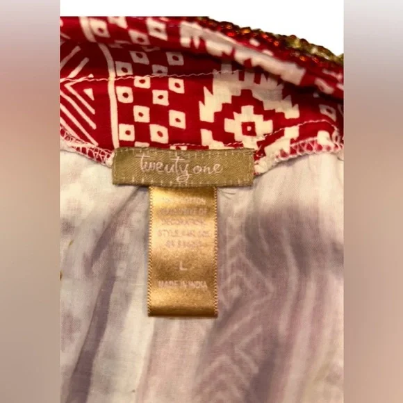 ✌🏻COACHELLA FESTIVAL VIBES!! TWENTY-ONE GORGEOUS FLOWING SEQUINED BOHO SKIRT - Picture 14 of 15